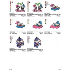 Package 4 Disney Babies 14 Embroidery Designs